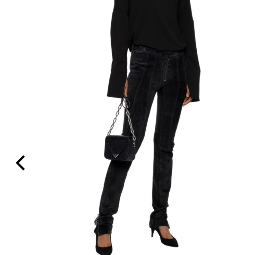 NWT Originally $2200 Belstaff black suede pant